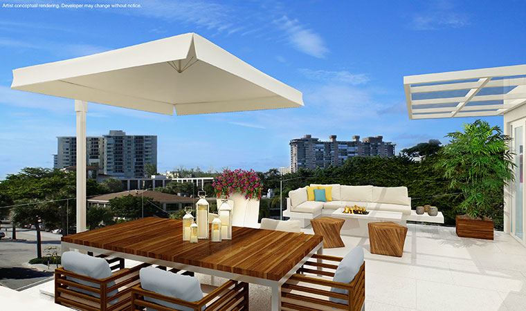 Townhome Rooftop Terrace