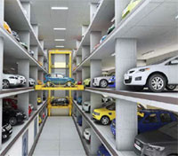 Brickell House fullyrobotic automated parking garage