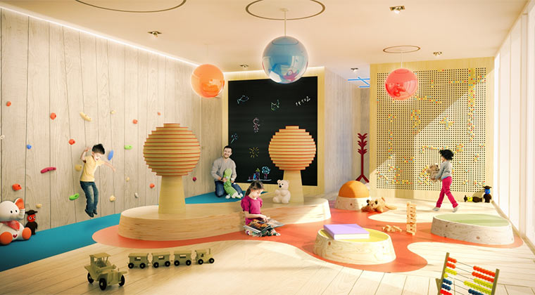 Brickell Flatiron Kid's Playroom