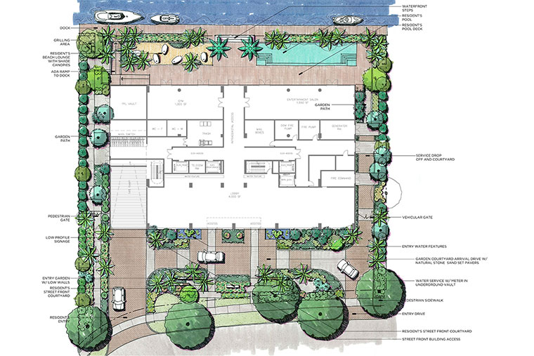 Aquablu Amenities Plan