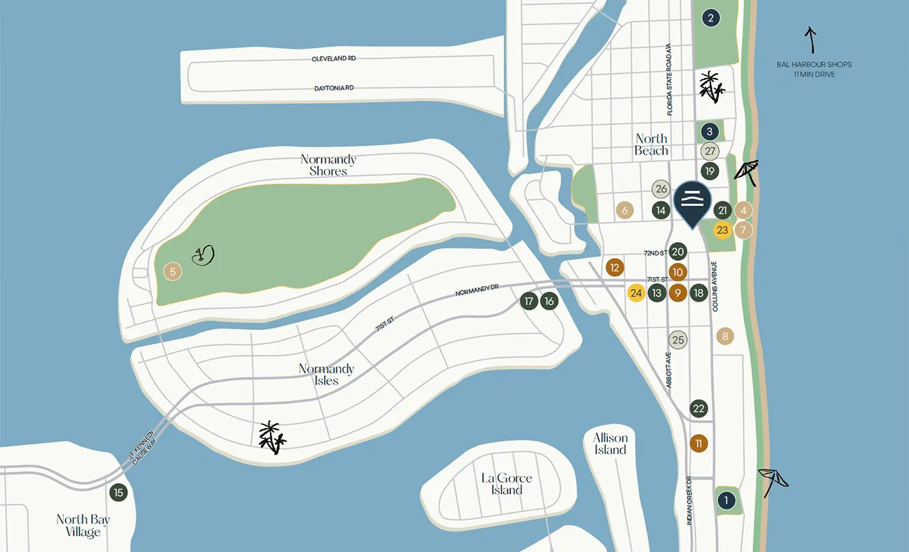7200 Collins - Miami Beach Location