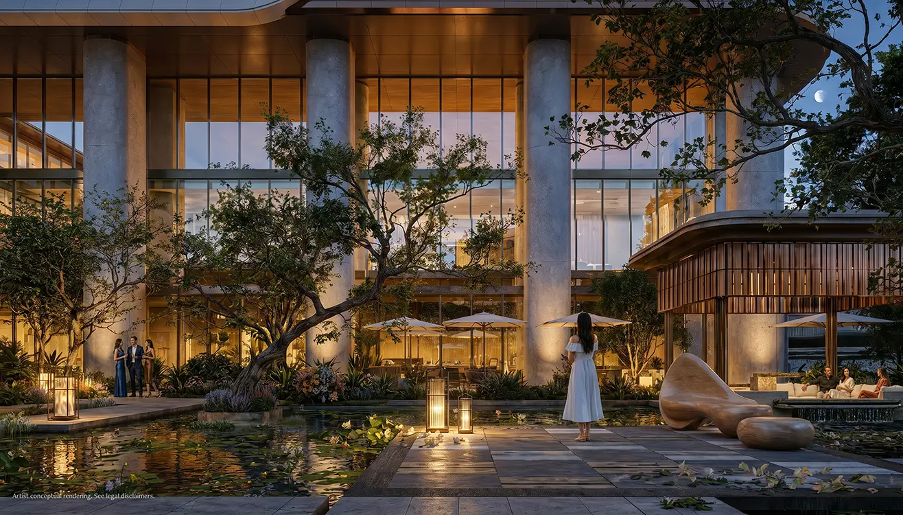Garden Night, Anantara Residences Miami, Edgewater