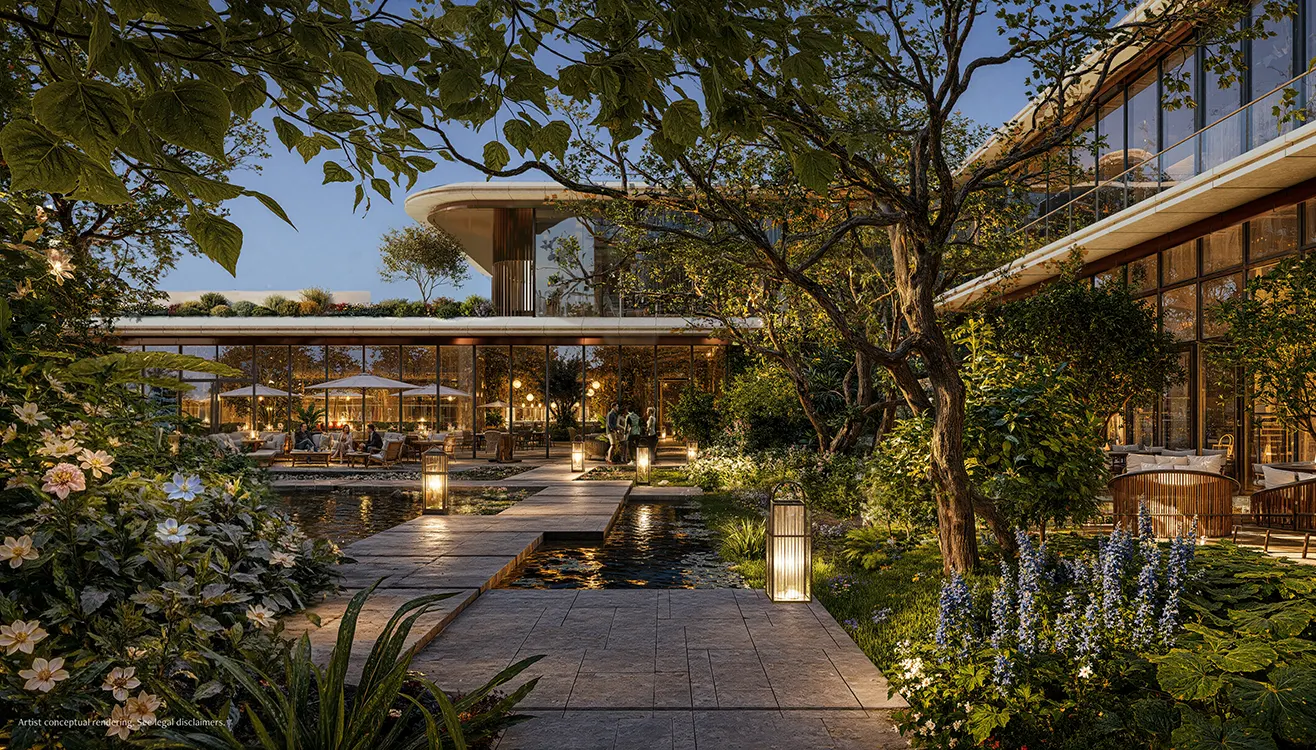 Garden West Night, Anantara Residences Miami, Edgewater