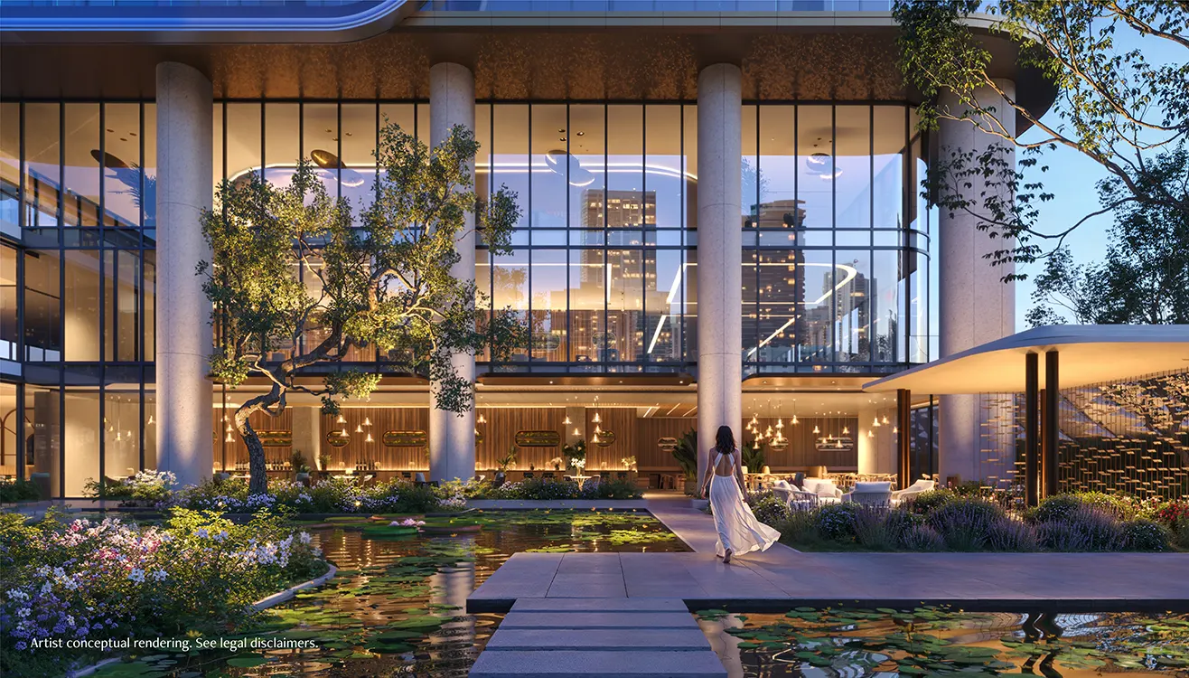 Outdoor Amenity Night, Anantara Residences Miami, Edgewater