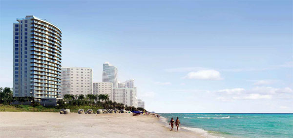 Apogee Beach in Hollywood Beach, Florida