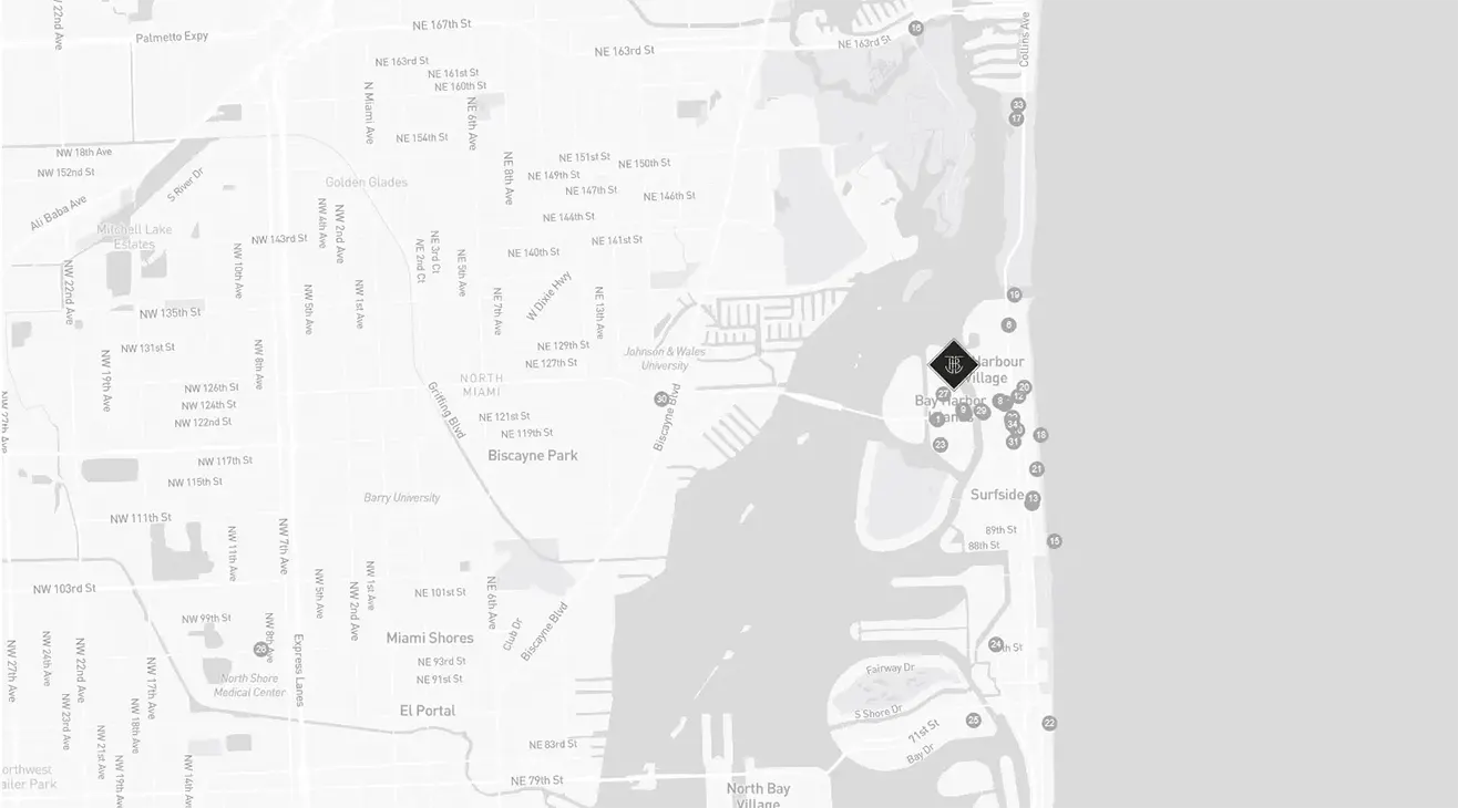 Bay Harbor Towers Location