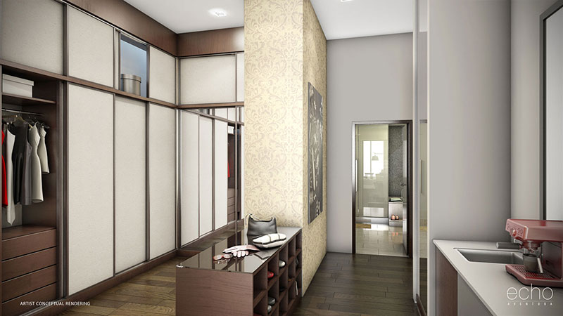 ECHO Aventura, New Luxury Waterfront Residences - Master Walk-in Closet