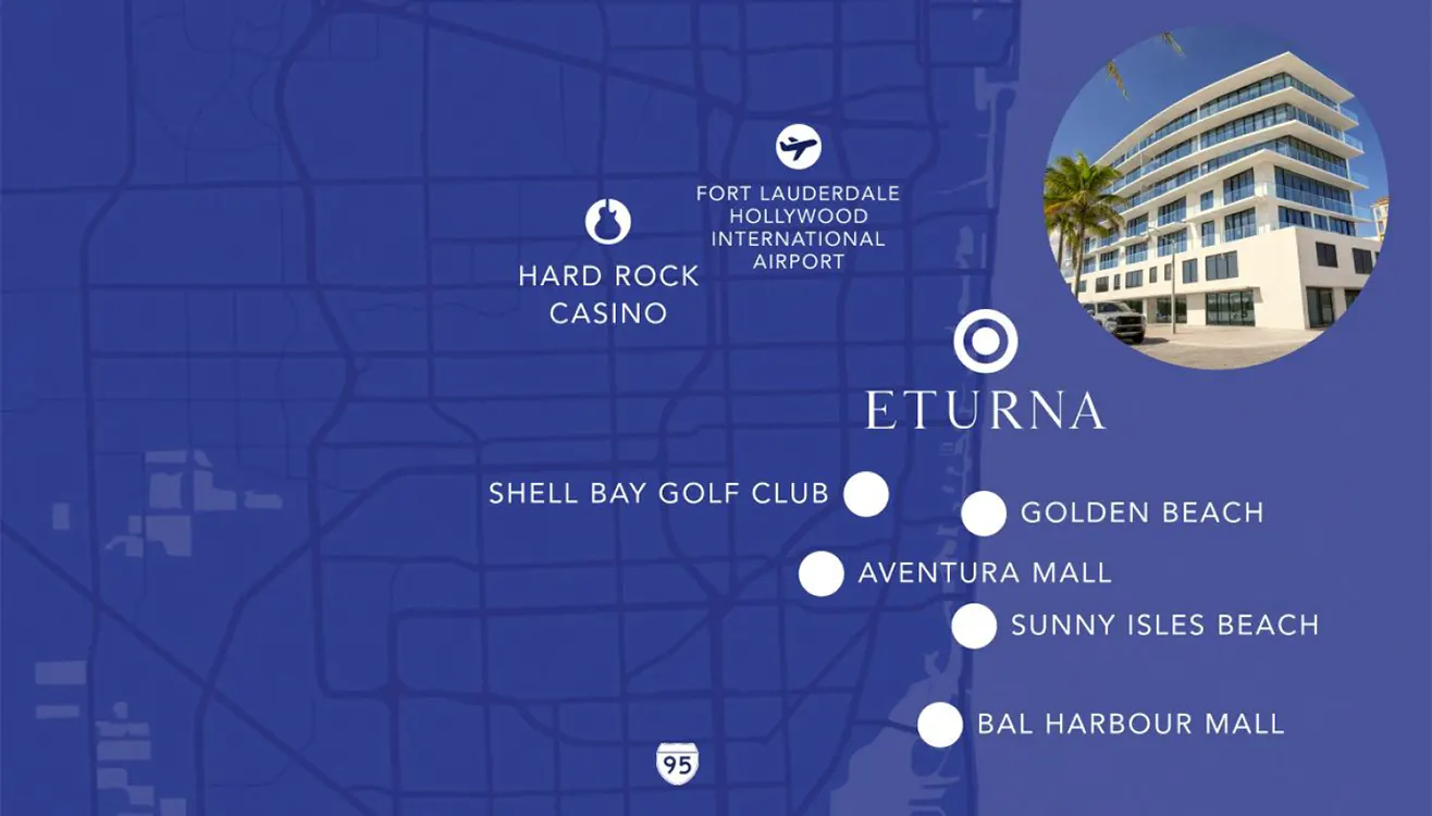 Eturna Beachside, Hollywood, Location