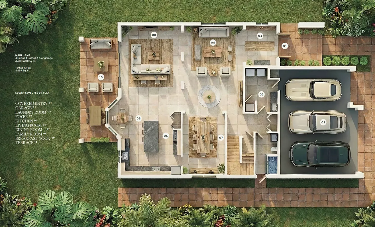 Piedra Lower Level Plan Piedra Lower Level Plan