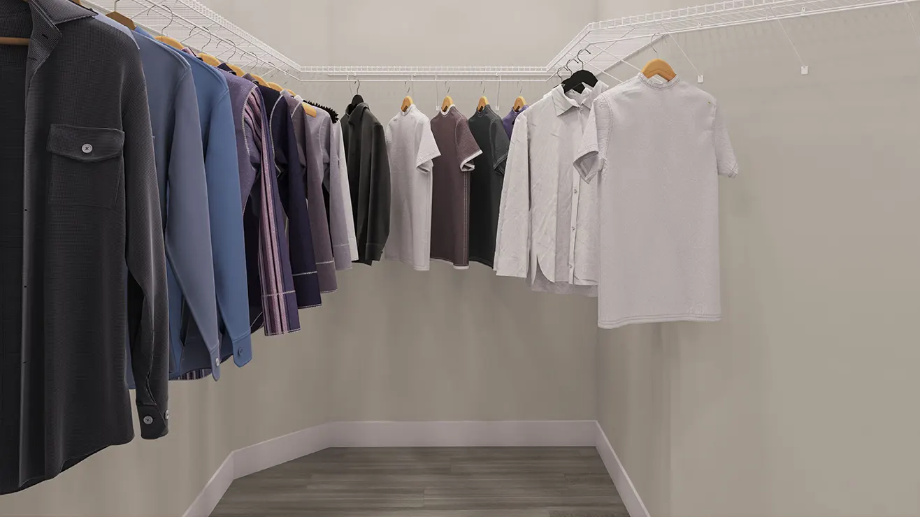 Sommerset. Owners Suite Closet Sommerset. Owners Suite Closet