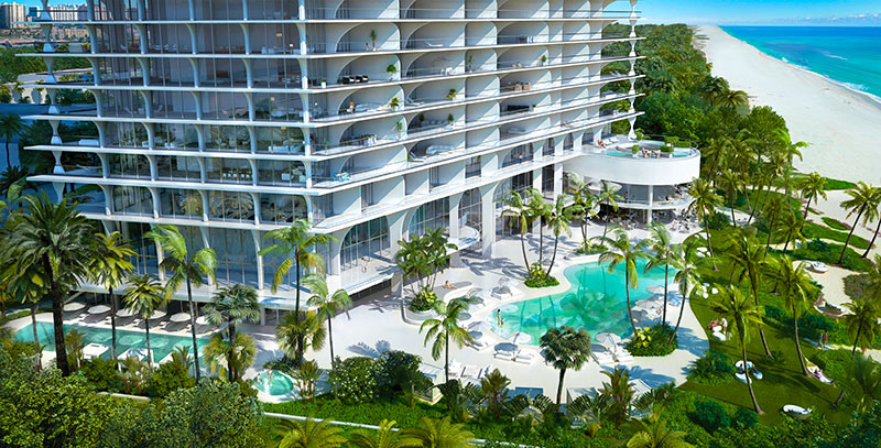 New Jade Signature Residences in Sunny Isles Beach - Pool