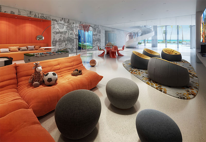 New Jade Signature Residences in Sunny Isles Beach - Kids Room