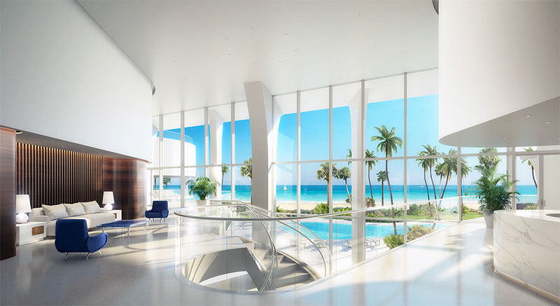 New Jade Signature Residences in Sunny Isles Beach - Lobby