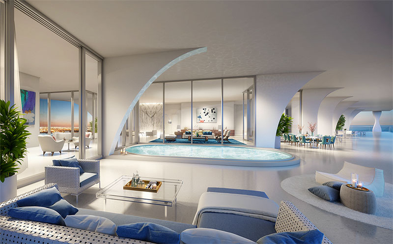 New Jade Signature Residences in Sunny Isles Beach - Penthouse Terrace