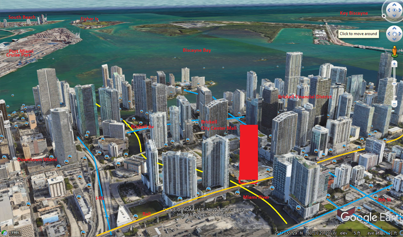 Lofty Brickell Location