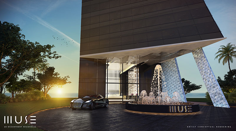 MUSE Sunny Isles Residences - Entrance