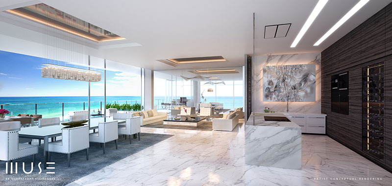 MUSE Sunny Isles Residences - Livingroom