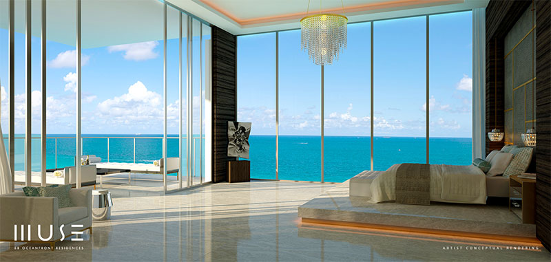 MUSE Sunny Isles Residences - Master Bedroom