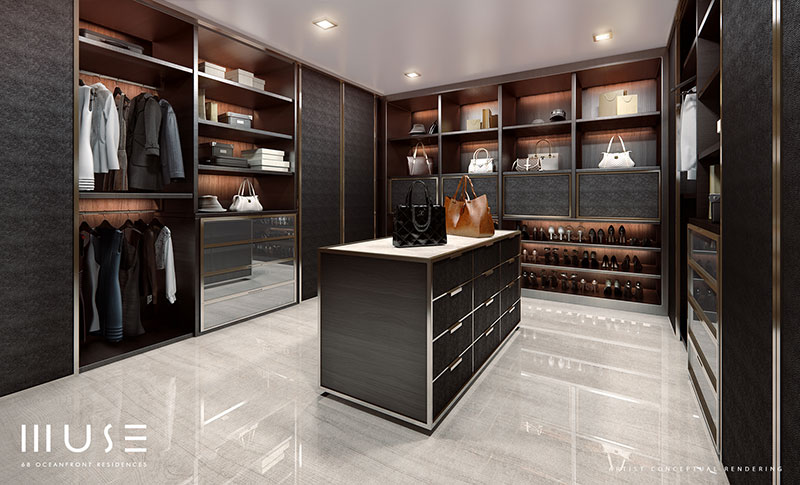 MUSE Sunny Isles Residences - Master Closet