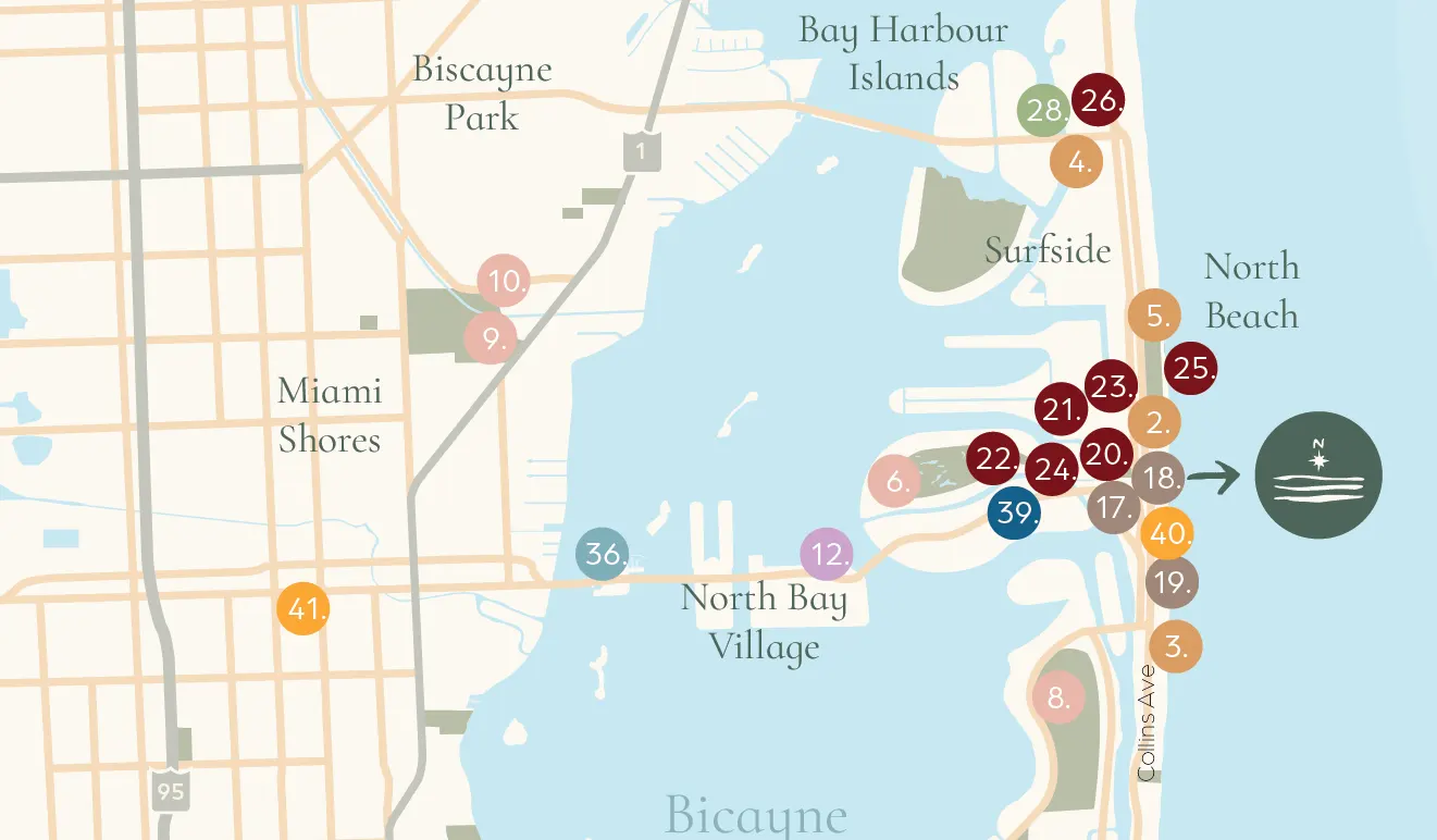 NoBe PARC Residences, Miami Beach, Location