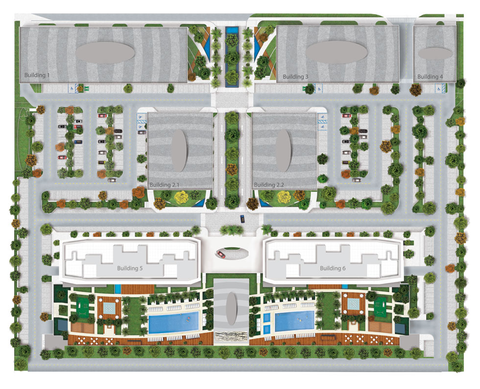 Oasis Hallandale Site Plan