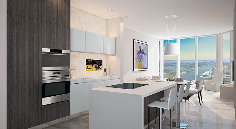 Paramount at Miami WorldCenter, Kitchen