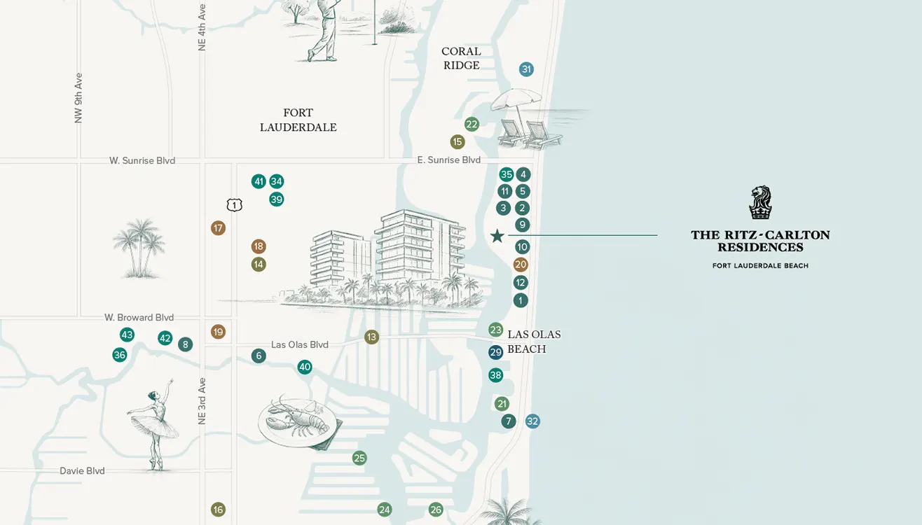 Ritz-Carlton Residences, Fort Laurerdale Location Ritz-Carlton Residences, Fort Laurerdale Location