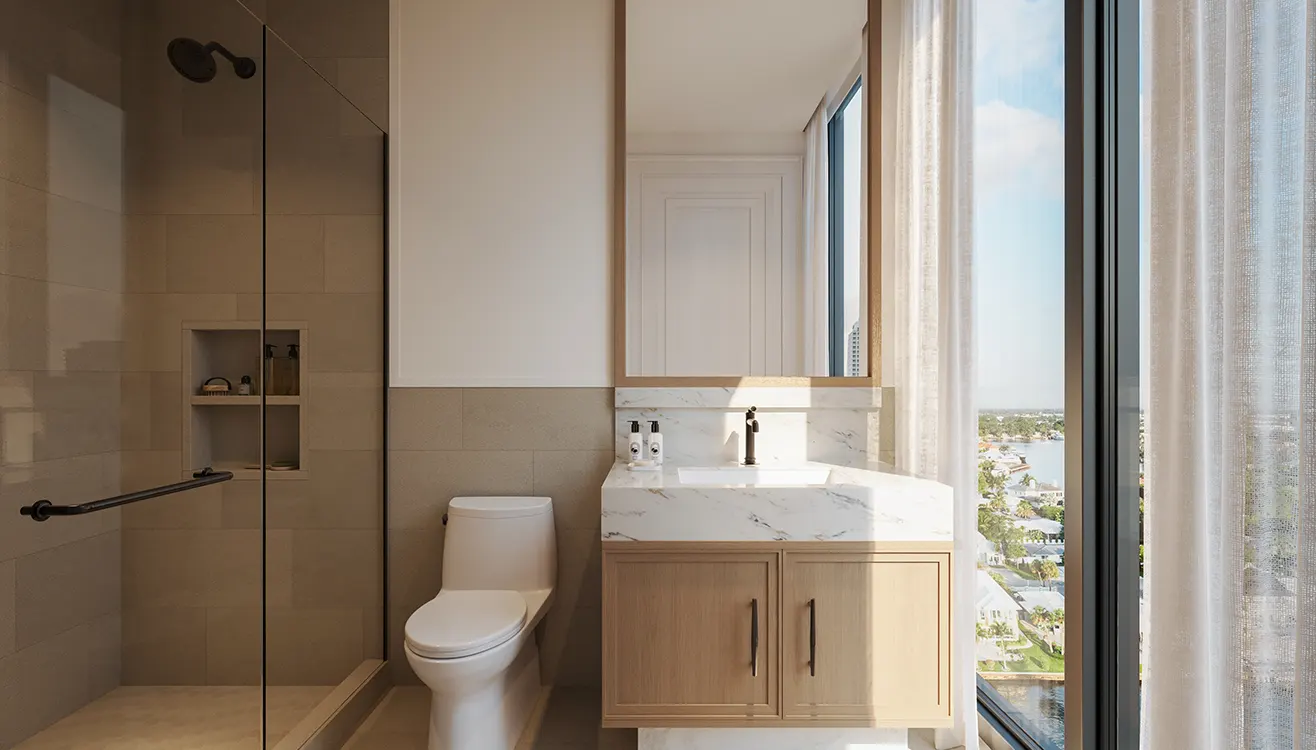 Bathroom, Ritz-Carlton Residences