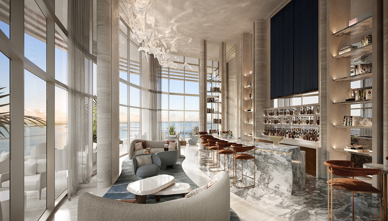 St. Regis Miami Library Bar