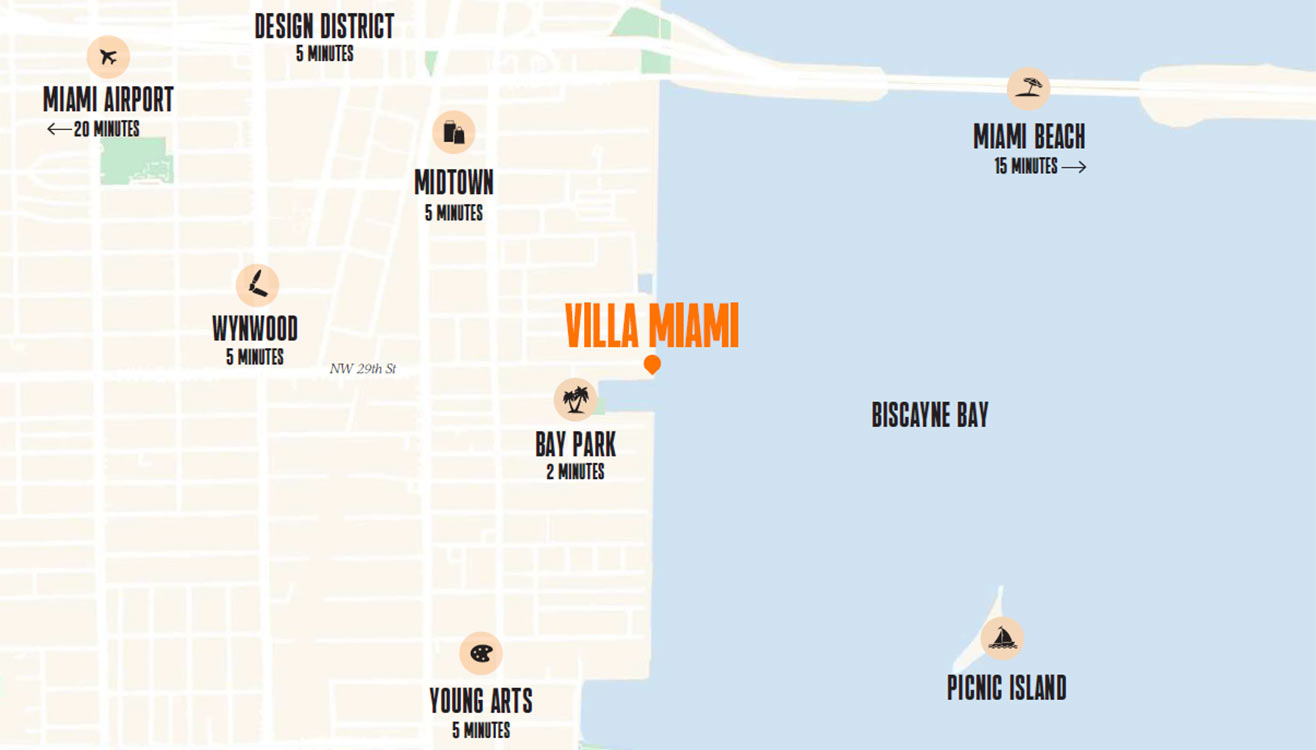 Villa Miami Location