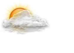 Mostly cloudy Mostly cloudy