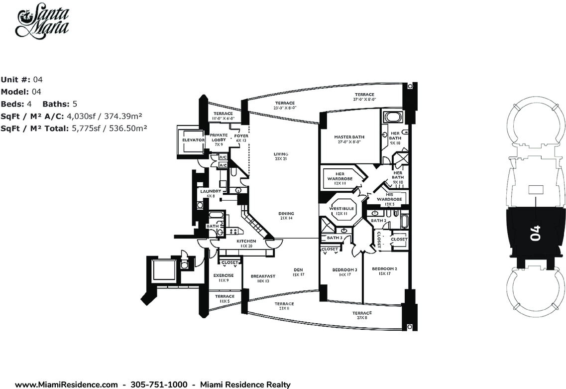 1643 Brickell Ave Apartment 3204