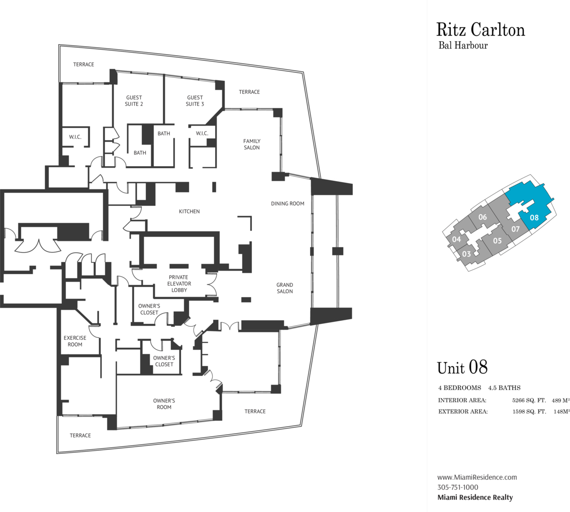 Ritz Carlton, former One Bal Harbour Apartments for Sale and Rent in